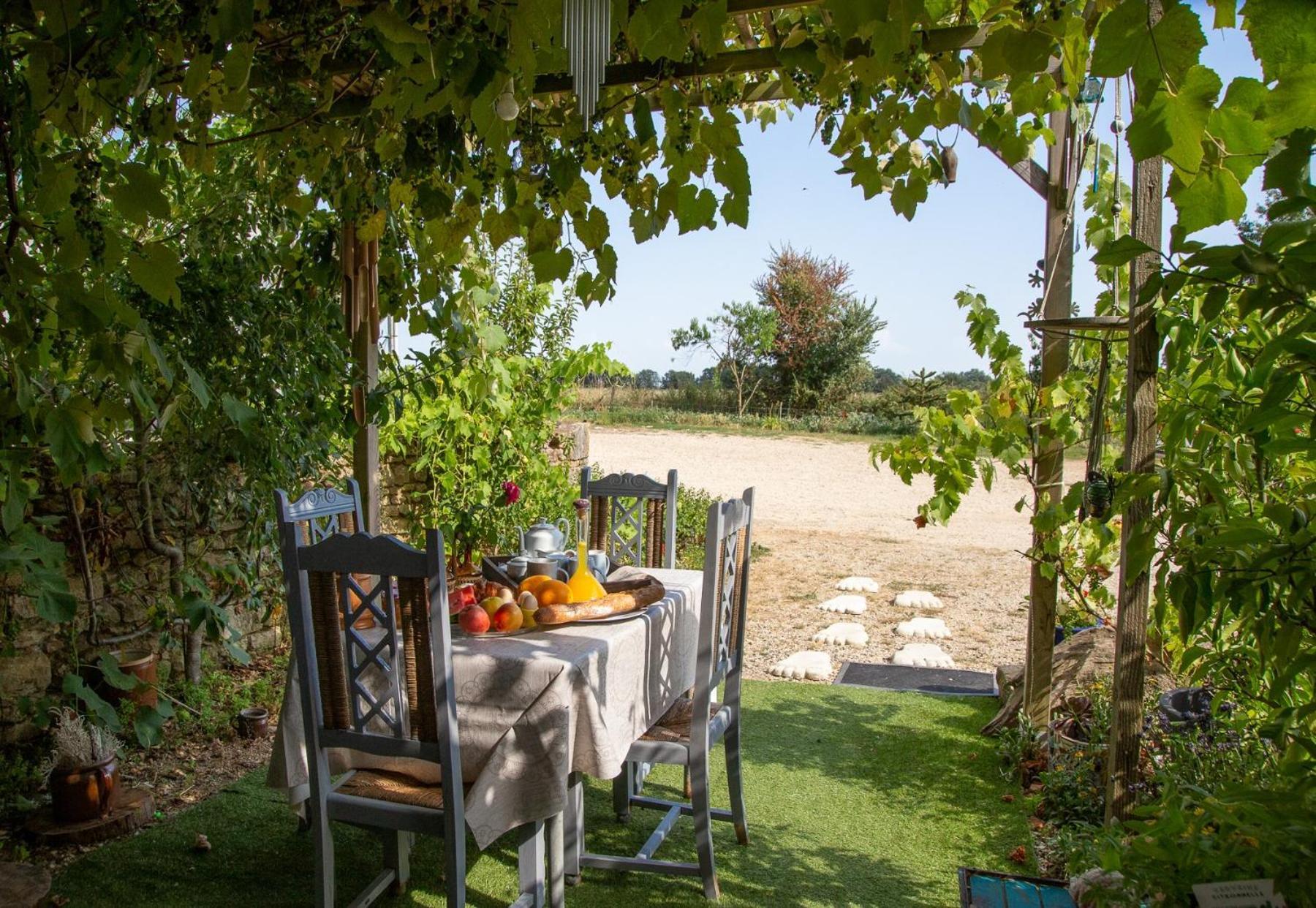 Chambre D'Hote Dans Un Havre De Paix A La Ferme Saint-Maurice-la-Clouere Esterno foto